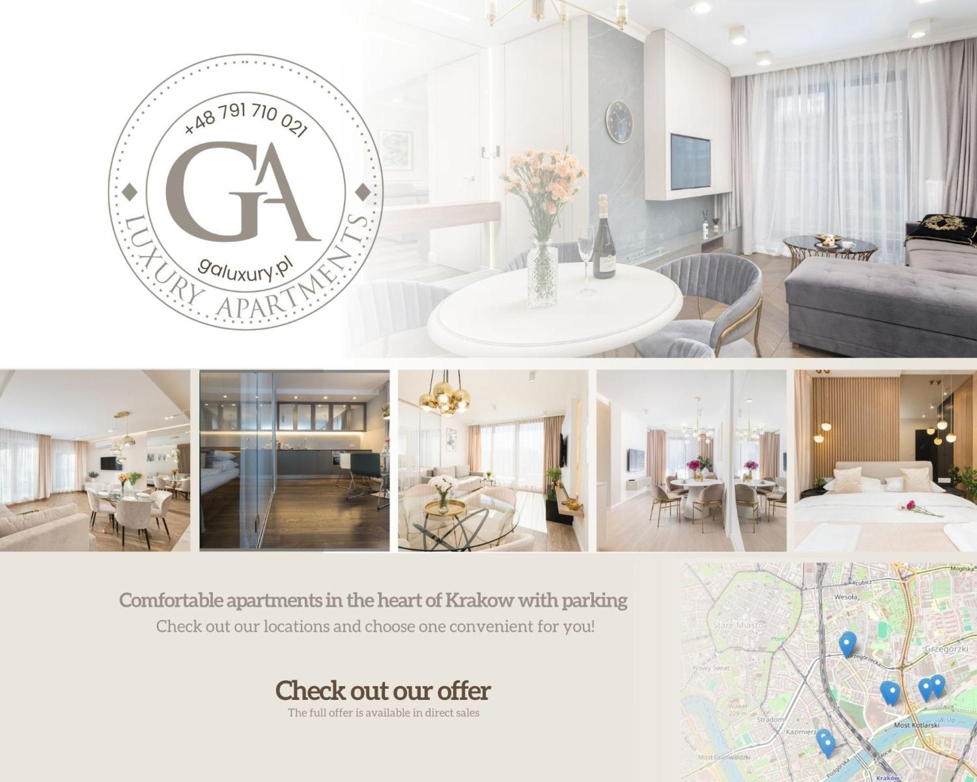 Ga Luxury Apartments W21 Cracóvia Exterior foto